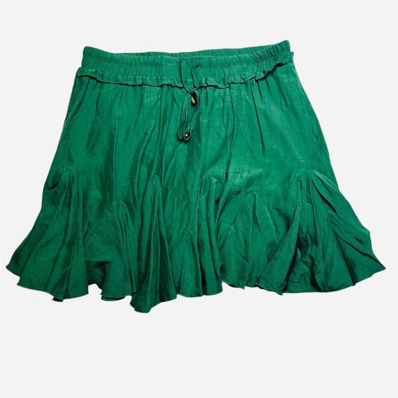 Entro Vibrant Green Skater Skirt - Picture 2 of 5